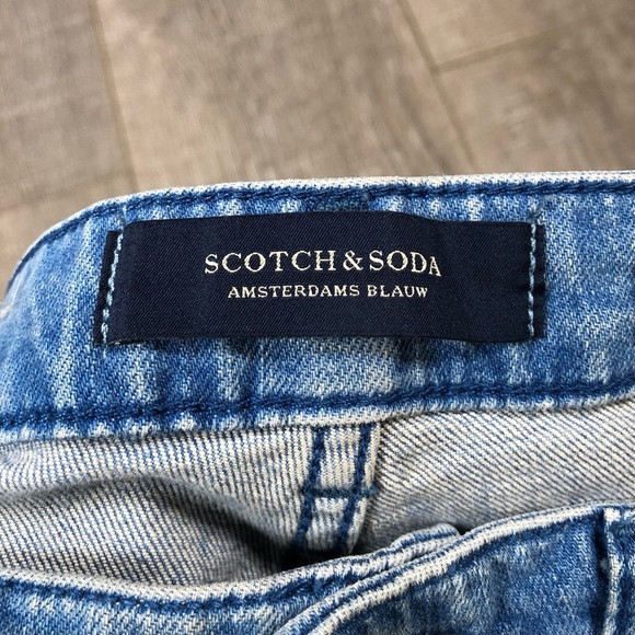 Scotch & Soda Women’s Star Print Embroidered petite Ami Slim Boyfriend Jeans Siz - Picture 6 of 16